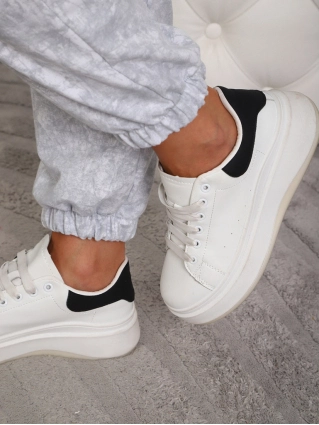 Домашний костюм "Лофт" К-129 бело-серый